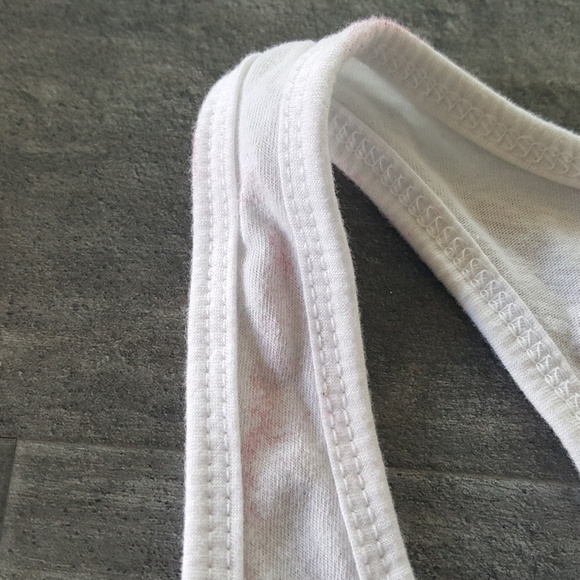 White Knockout Marquee Cropped Tank - Picture 3 of 5